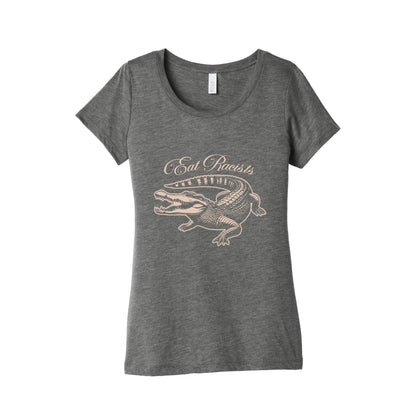 Eat Racists Womens Triblend Tee