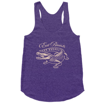 Eat Racists Racerback Tank