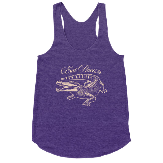 Eat Racists Racerback Tank