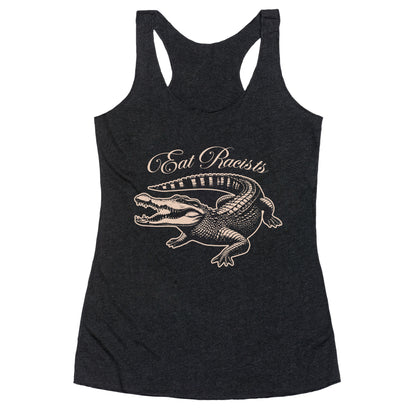 Eat Racists Racerback Tank