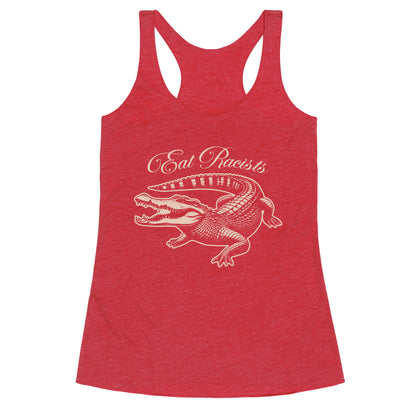 Eat Racists Racerback Tank