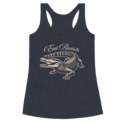 Eat Racists Racerback Tank