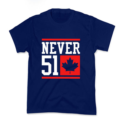 Never 51 Elbows Up Kids Tee