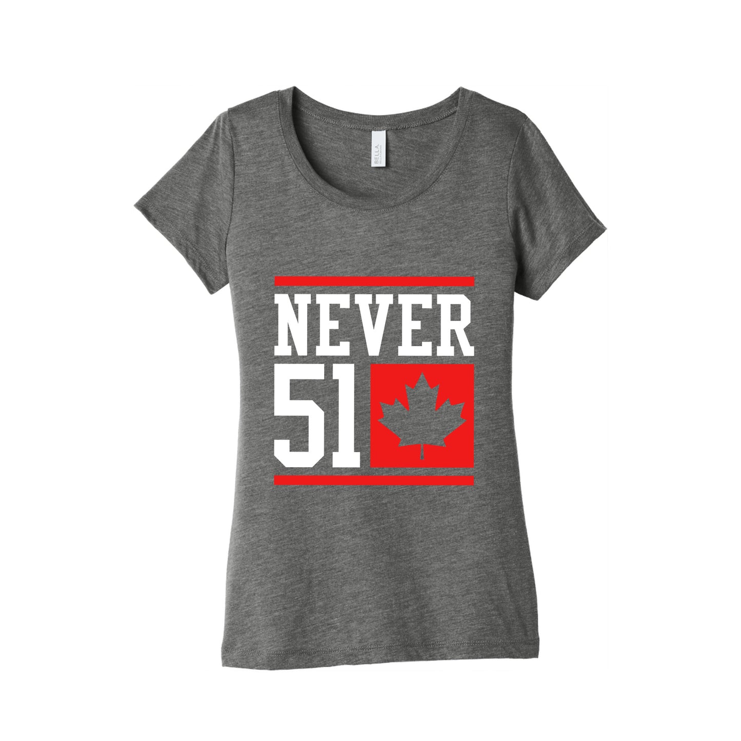 Never 51 Elbows Up Womens Triblend Tee