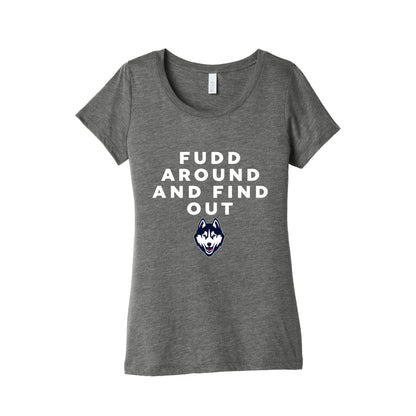 Fudd Around Find Out Womens Triblend Tee