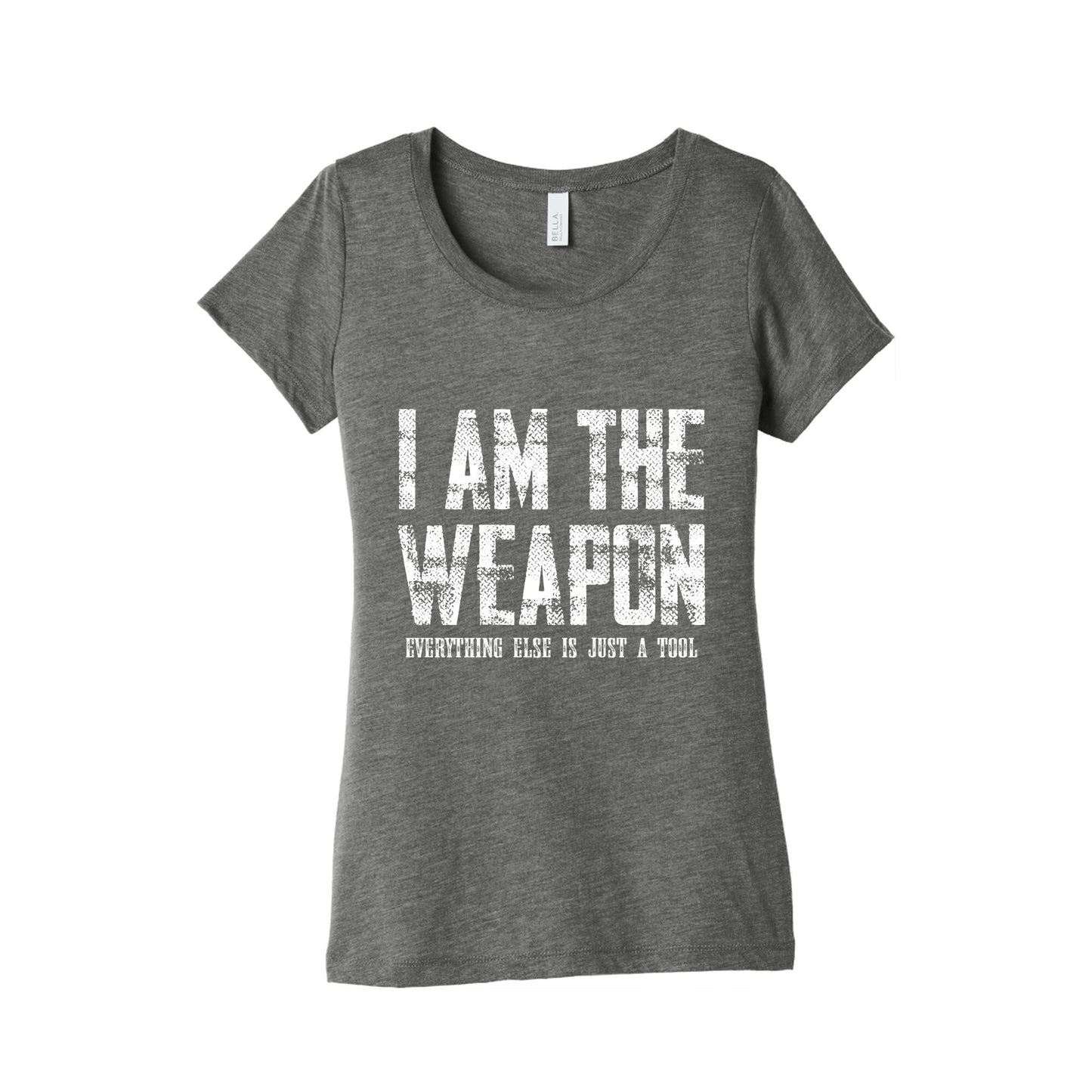 I Am The Weapon Womens Triblend Tee