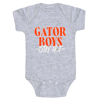 Gator Boys Stay Hot Florida Basketball Baby One-Piece