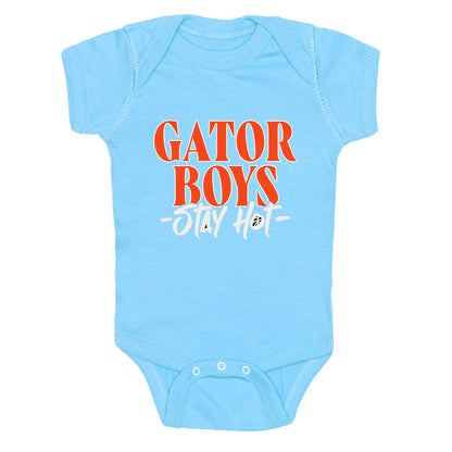 Gator Boys Stay Hot Florida Basketball Baby One-Piece