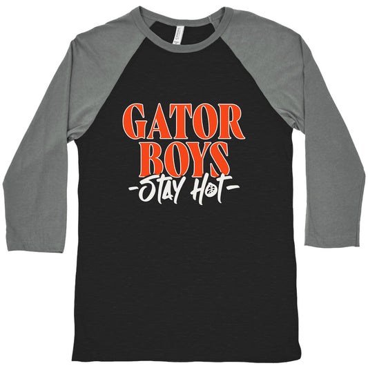 Gator Boys Stay Hot Florida Basketball Baseball Tee