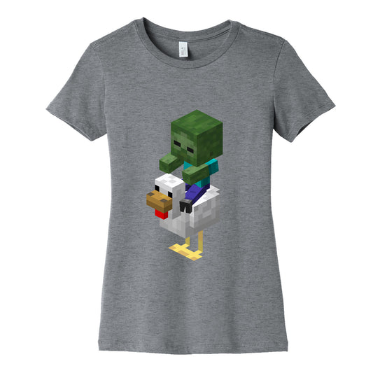 Chicken Jockey Womens Cotton Tee