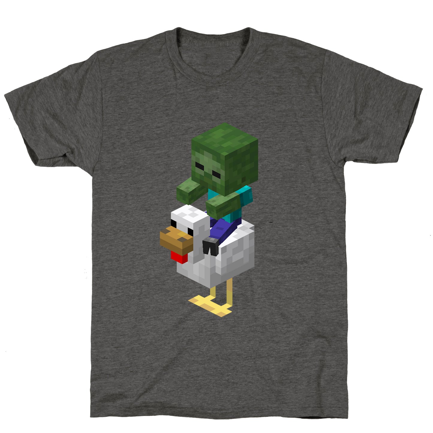 Chicken Jockey Unisex Triblend Tee
