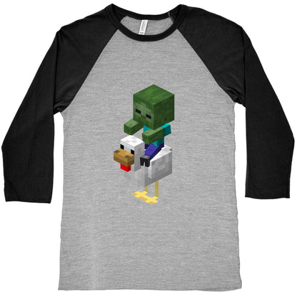 Chicken Jockey Baseball Tee