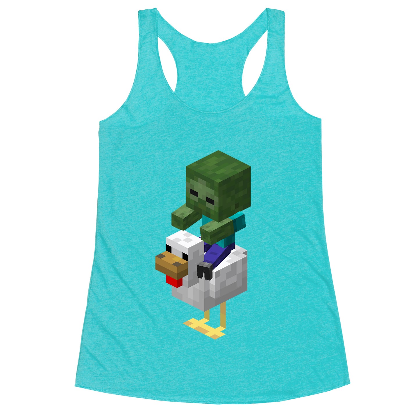 Chicken Jockey Racerback Tank