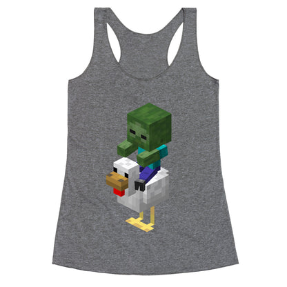 Chicken Jockey Racerback Tank