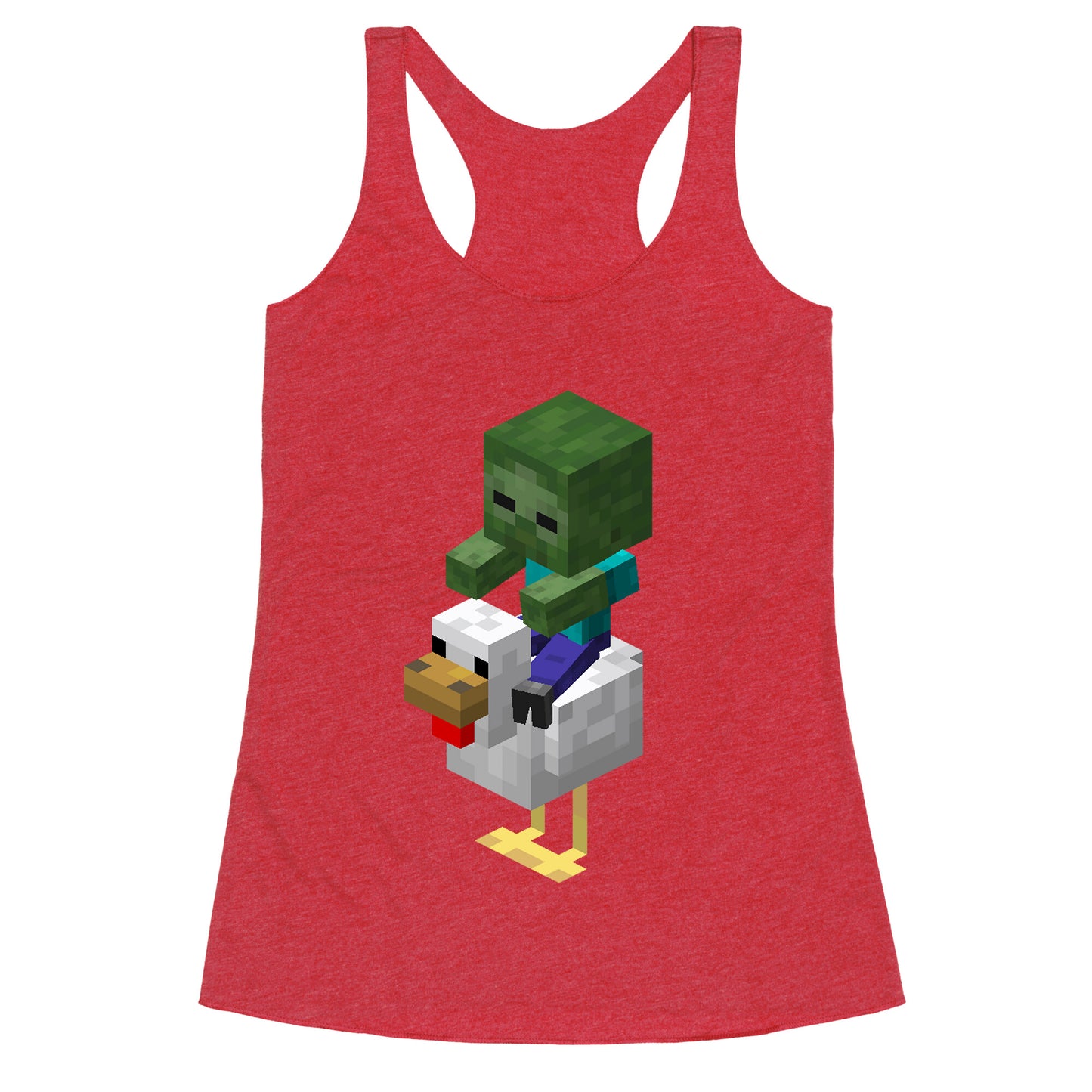 Chicken Jockey Racerback Tank