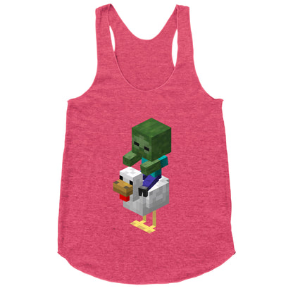 Chicken Jockey Racerback Tank