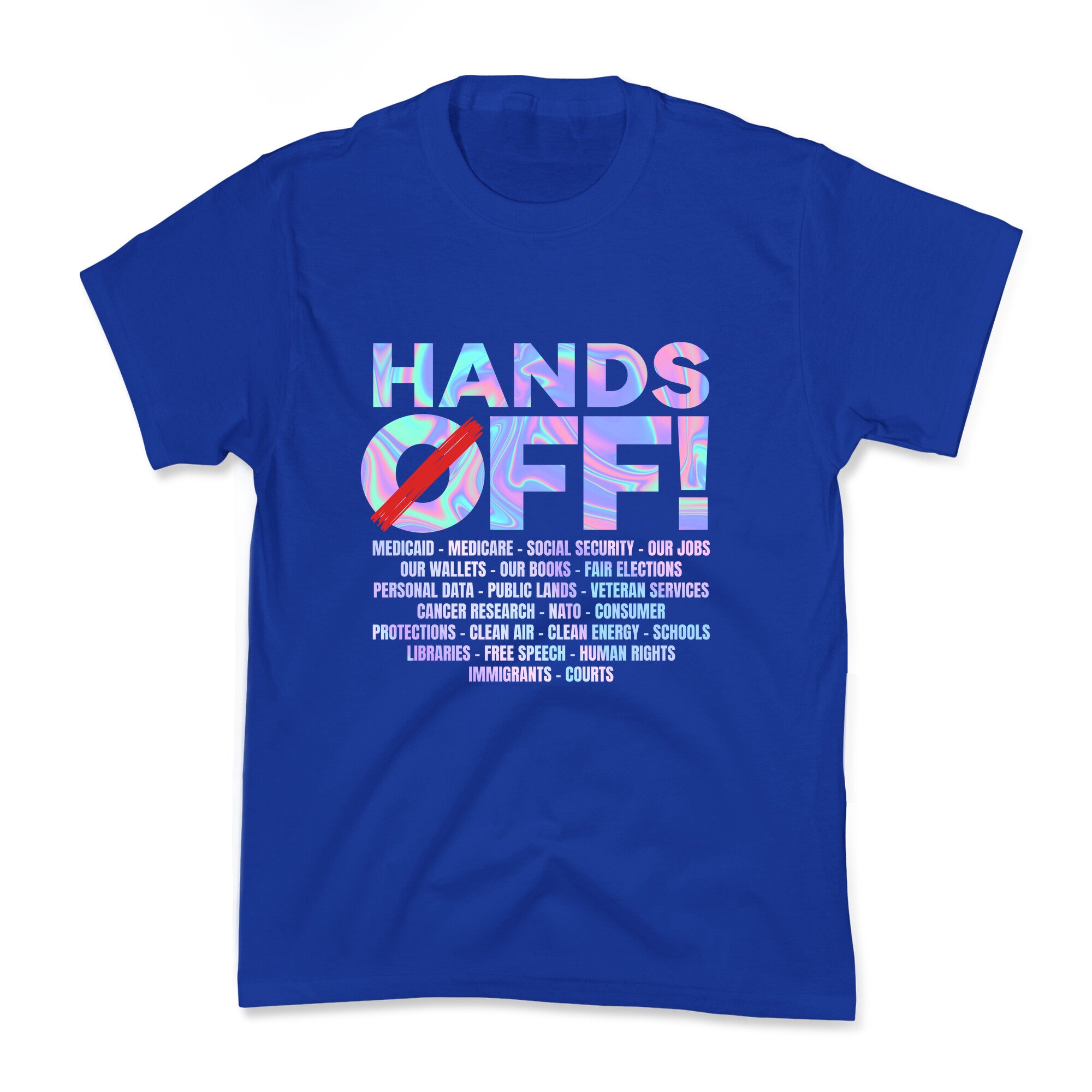Hands Off Protest Kids Tee
