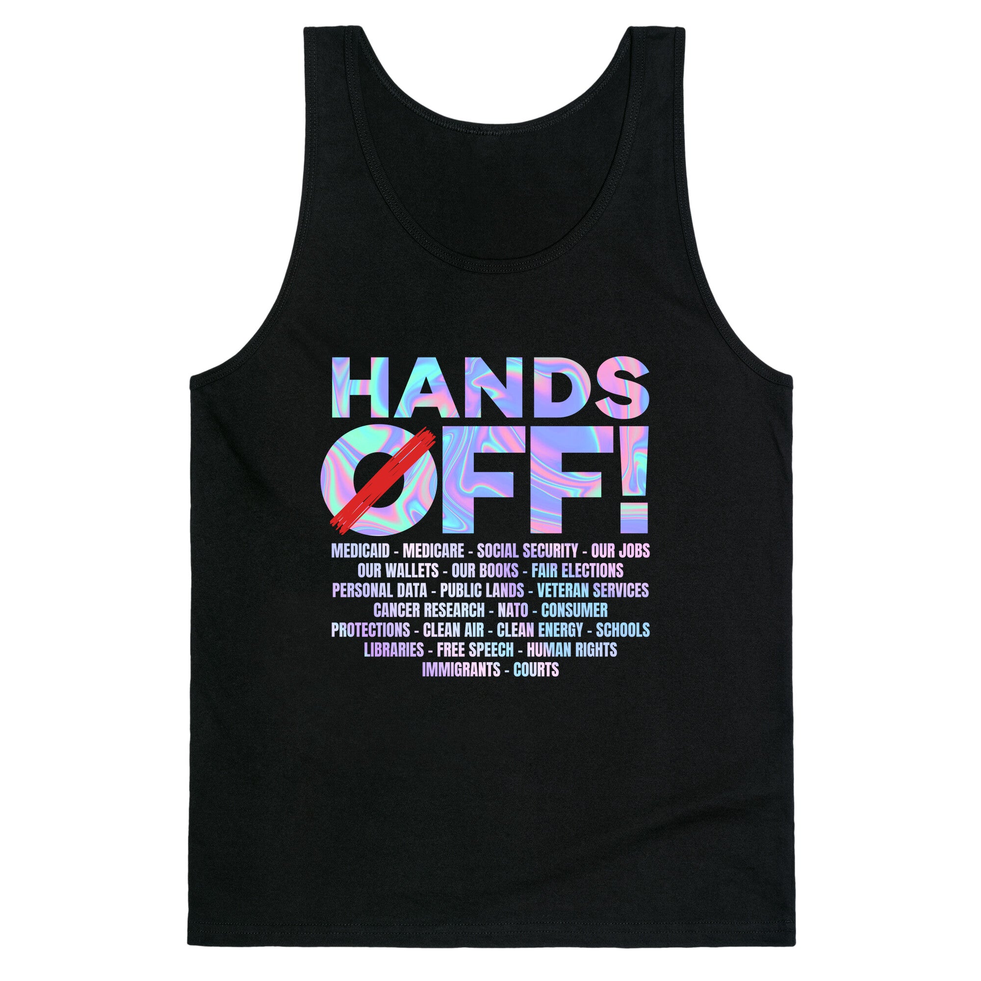 Hands Off Protest Tank Top