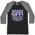 Hands Off Protest Baseball Tee