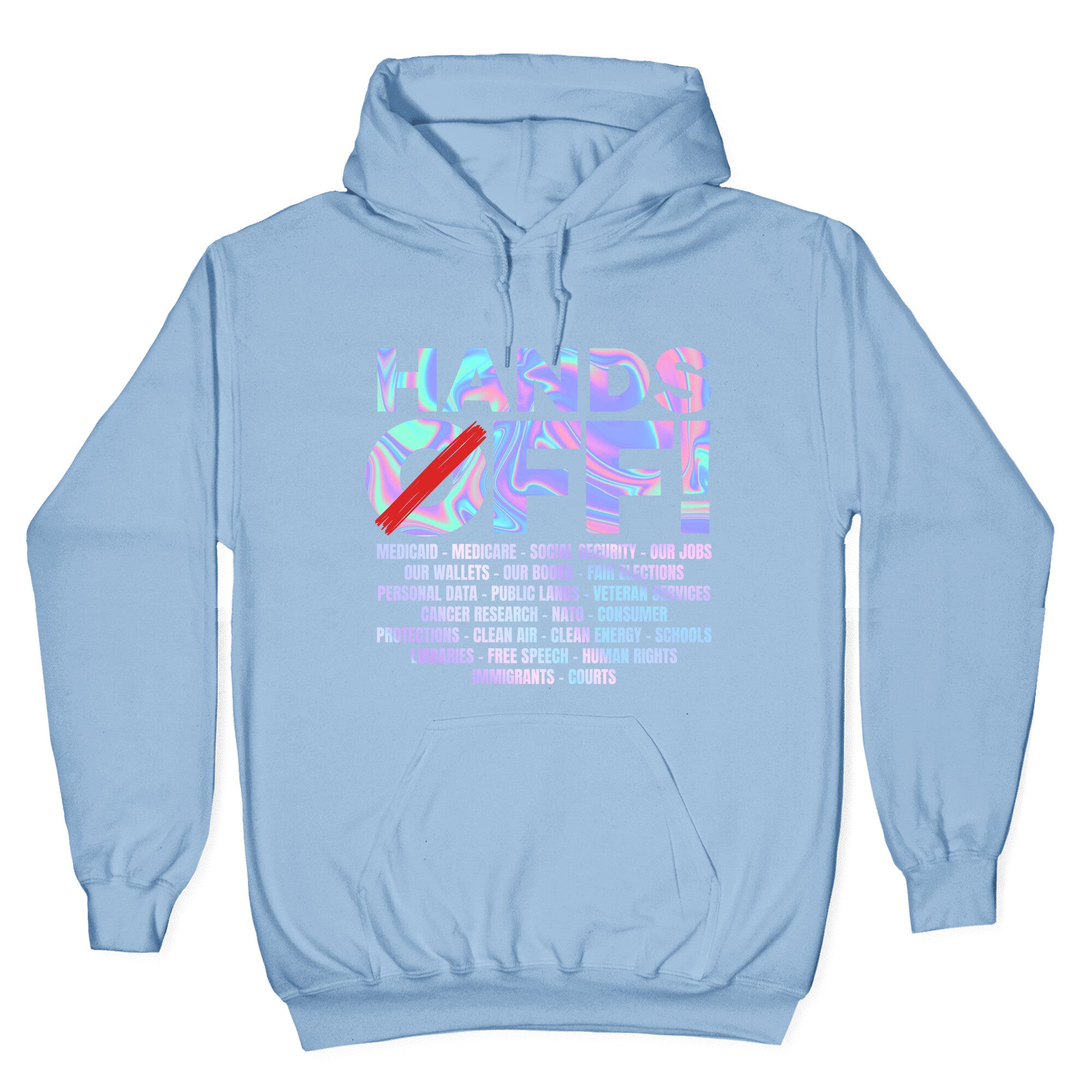 Hands Off Protest Hoodie