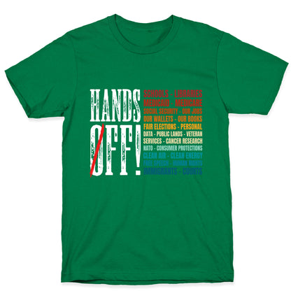 Hands Off Trump Protest T-Shirt