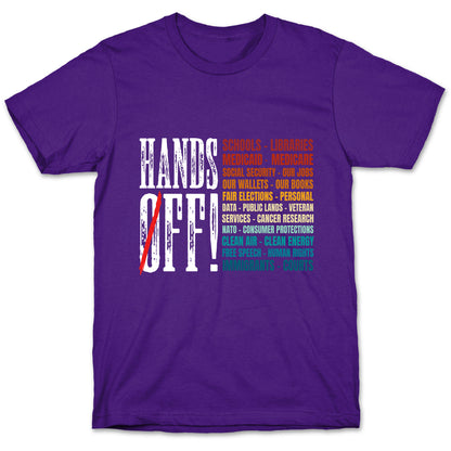 Hands Off Trump Protest T-Shirt