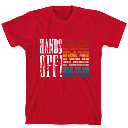 Hands Off Trump Protest T-Shirt
