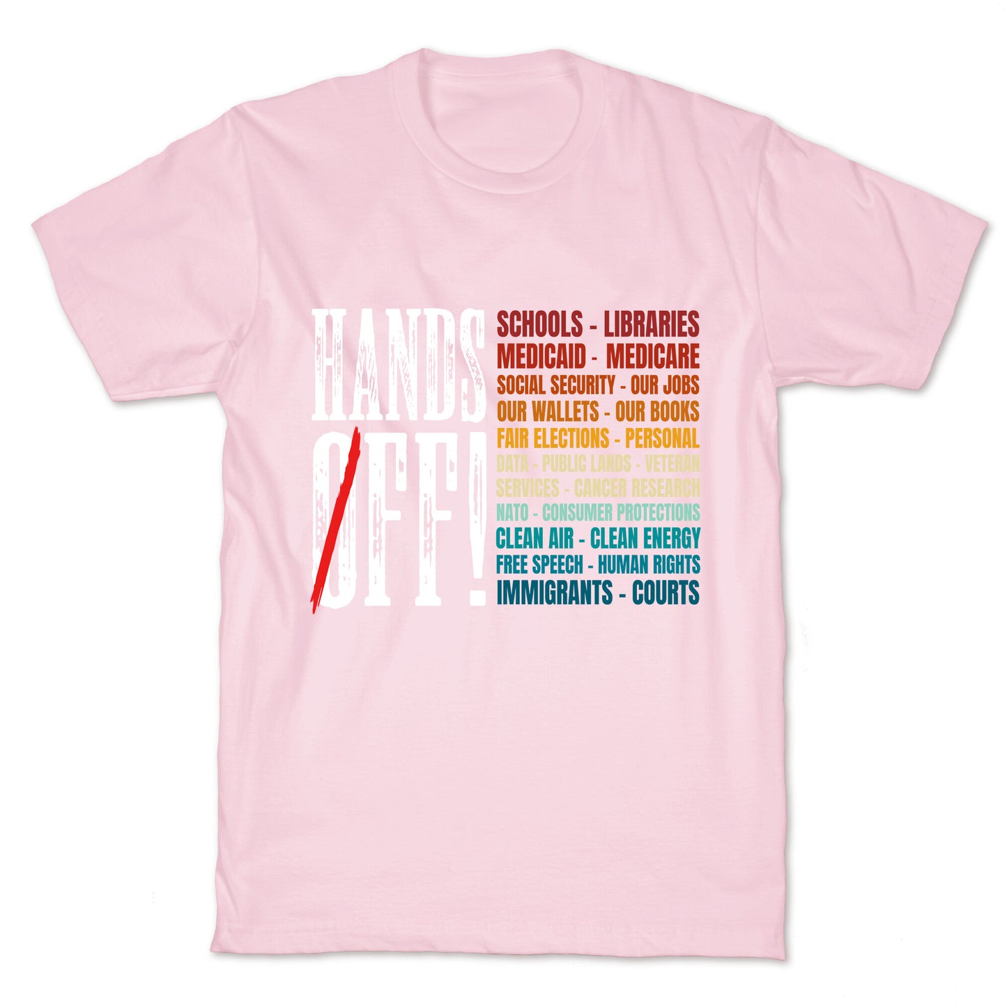 Hands Off Trump Protest T-Shirt