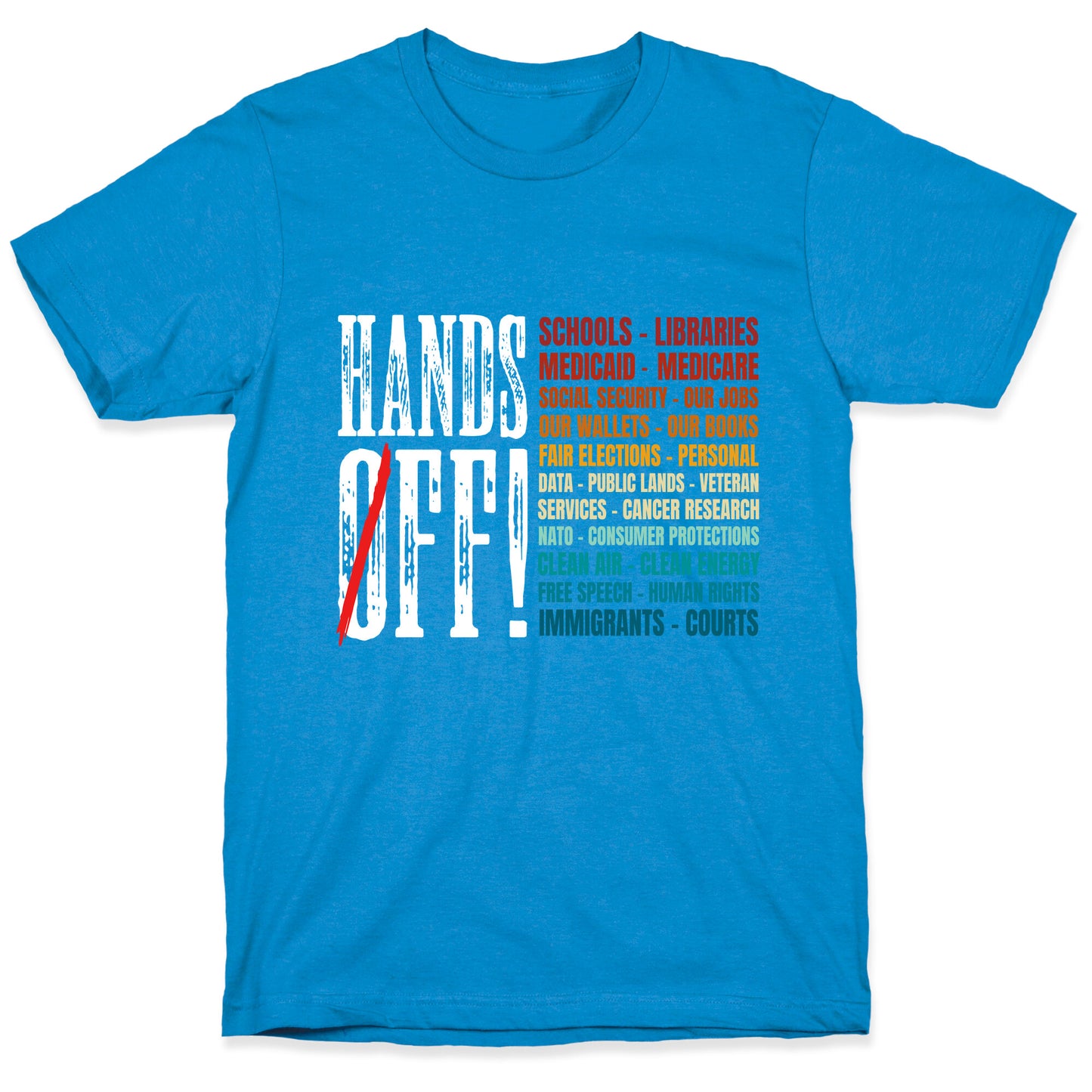 Hands Off Trump Protest T-Shirt