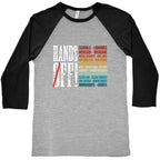 Hands Off Trump Protest Baseball Tee