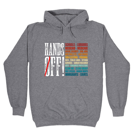 Hands Off Trump Protest Hoodie