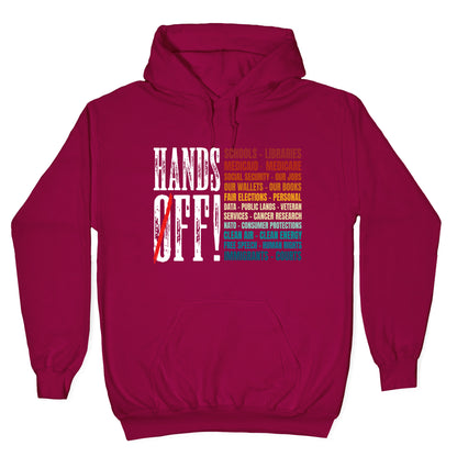 Hands Off Trump Protest Hoodie