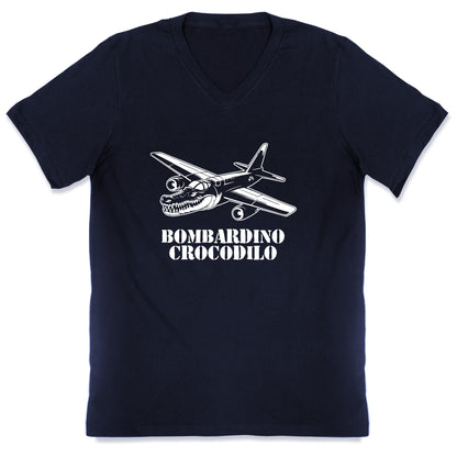 Bombardino Crocodilo V-Neck