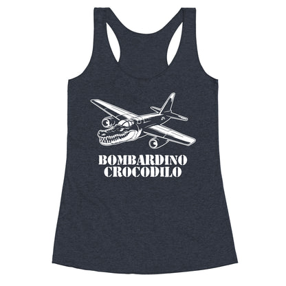 Bombardino Crocodilo Racerback Tank