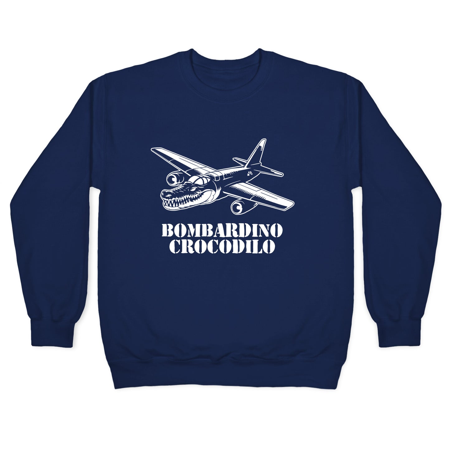 Bombardino Crocodilo Crewneck Sweatshirt