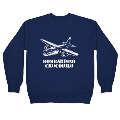 Bombardino Crocodilo Crewneck Sweatshirt