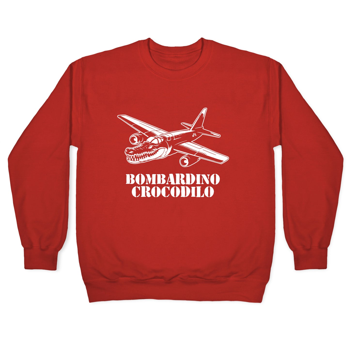 Bombardino Crocodilo Crewneck Sweatshirt