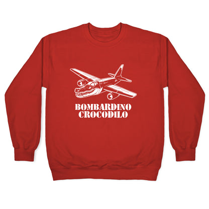 Bombardino Crocodilo Crewneck Sweatshirt
