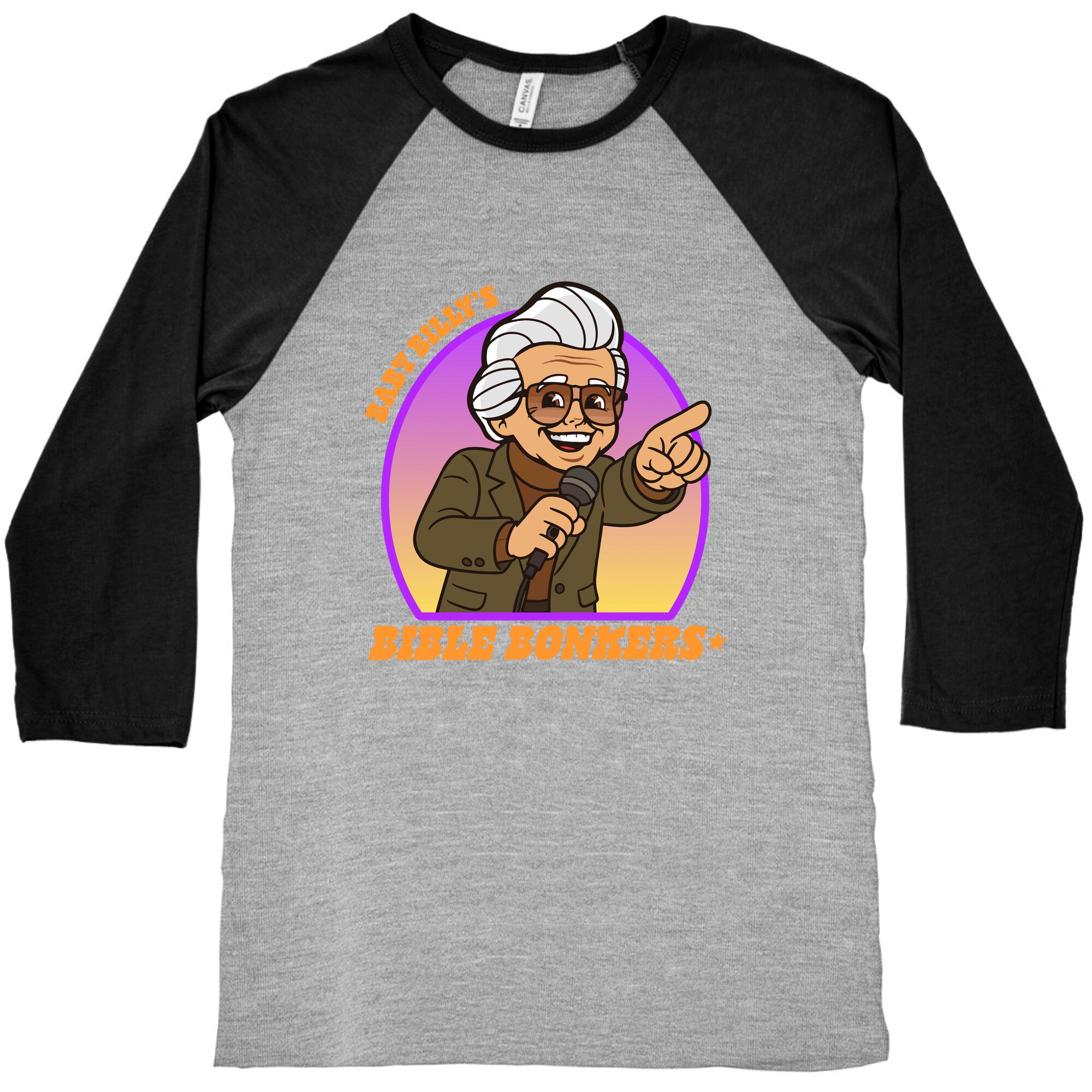 Baby Billy Bible Bonkers Baseball Tee
