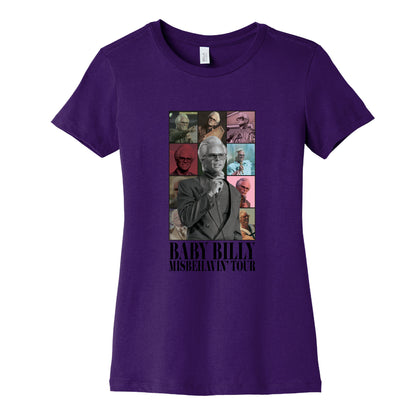 Baby Billy Misbehavin Tour Womens Cotton Tee