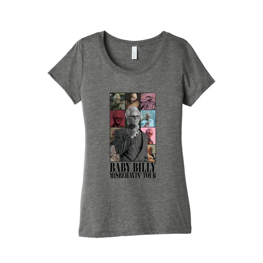 Baby Billy Misbehavin Tour Womens Triblend Tee