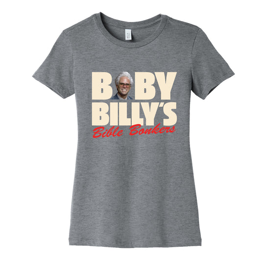 Baby Billys Bible Bonkers Womens Cotton Tee