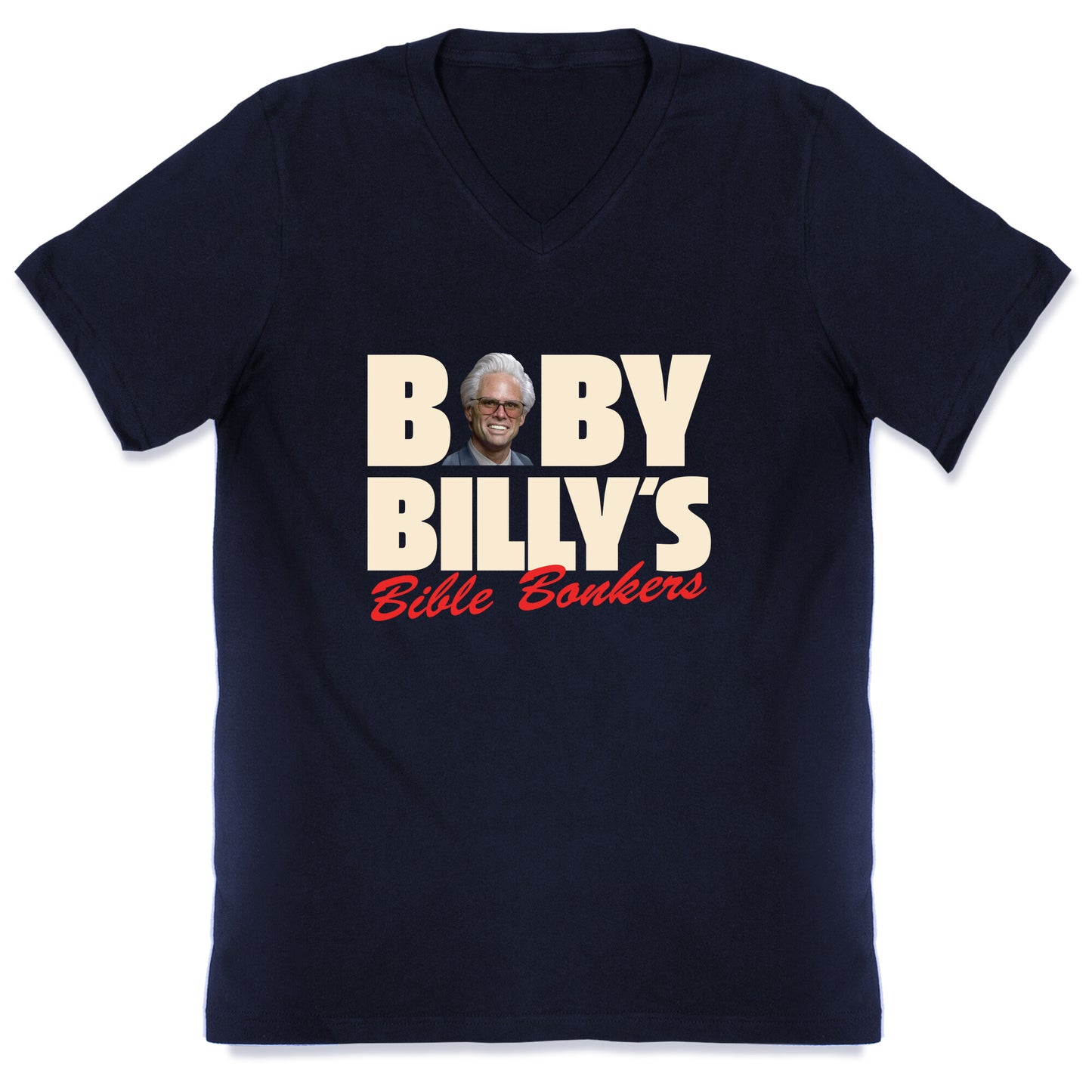 Baby Billys Bible Bonkers V-Neck