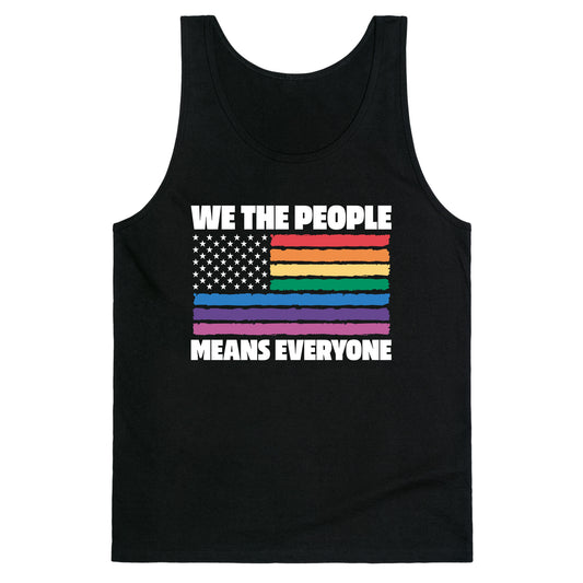 Rainbow Flag We The People Tank Top