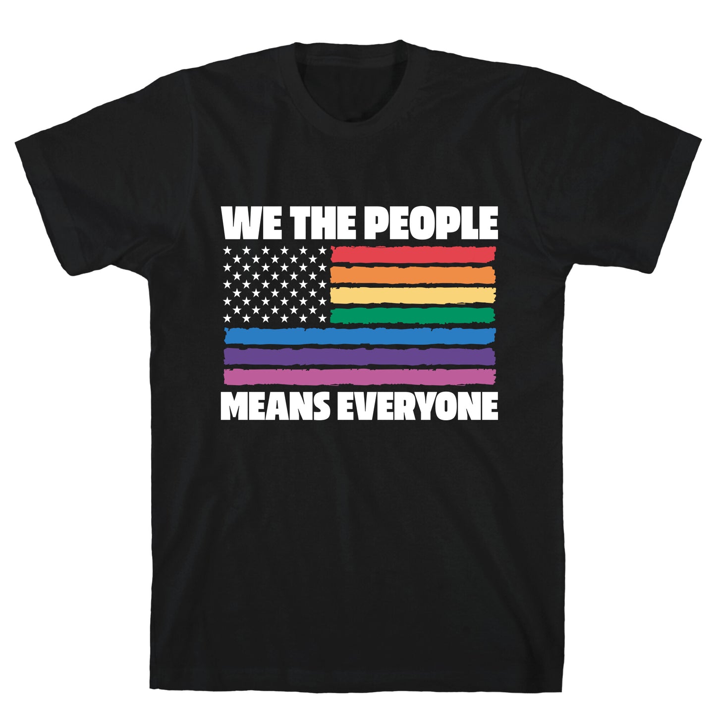 Rainbow Flag We The People T-Shirt
