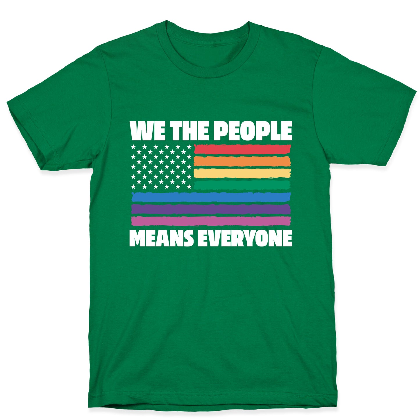 Rainbow Flag We The People T-Shirt