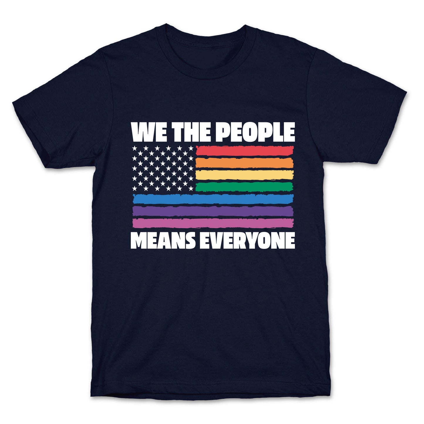 Rainbow Flag We The People T-Shirt