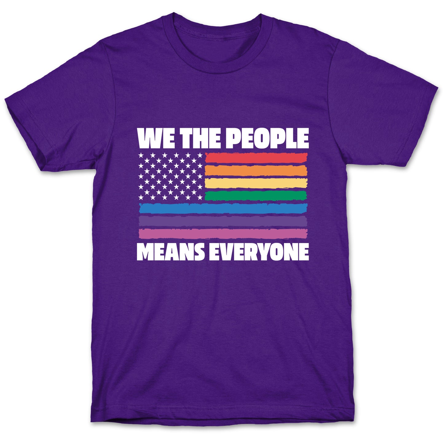 Rainbow Flag We The People T-Shirt