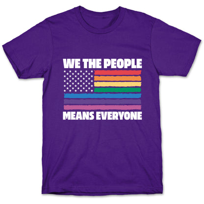 Rainbow Flag We The People T-Shirt