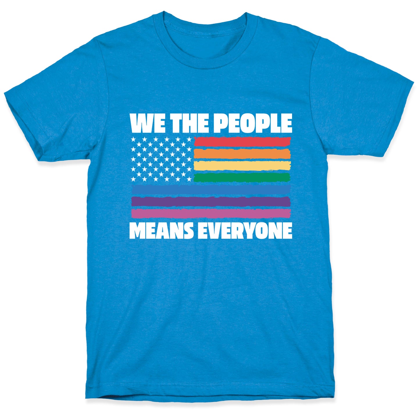 Rainbow Flag We The People T-Shirt